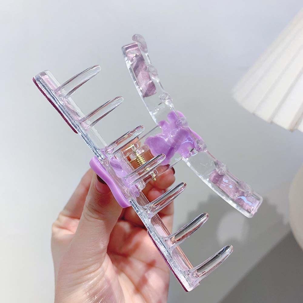 Kẹp Tóc Hình Gấu Hoạt Hình Bằng Acrylic Đáng Yêu VANES1