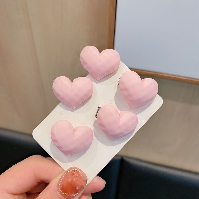 1 Kẹp Tóc Hình Trái Tim Thời Trang Cho Nữ