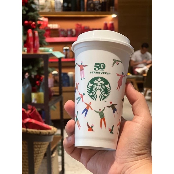 Ly Reusable Starbucks Noel/ Kỷ Niệm 50 Năm