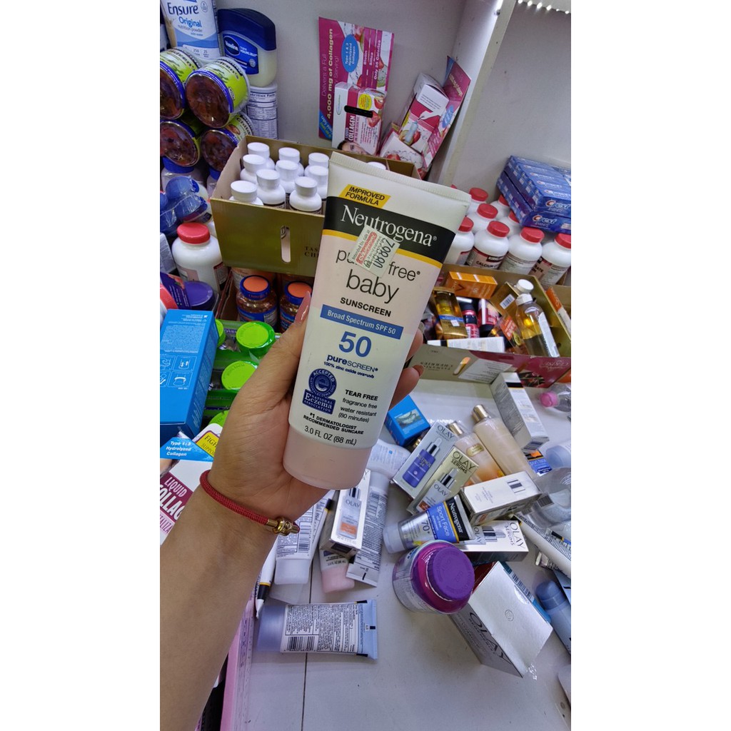 Kem chống nắng cho trẻ em Neutrogena Pure & Free Baby SPF 50 /clear face/ sport