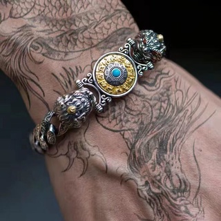 Vòng Tay Mạ Bạc 925 Phong Cách Thái Lan Thời Trang Cho Nam