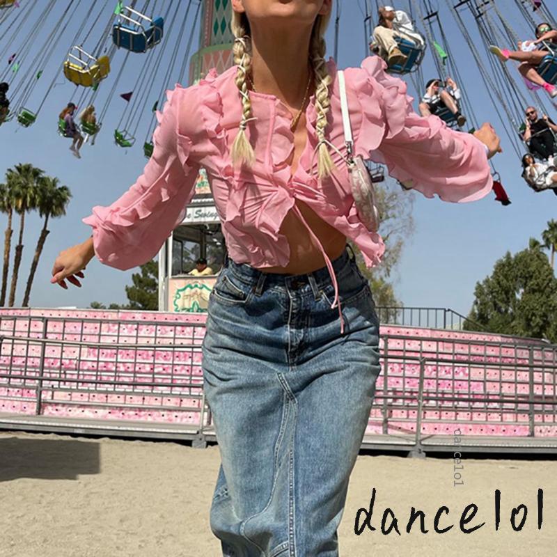 Áo Múa 1O1 Màu Trơn Cổ Tròn Hở Rốn Thời Trang Cho Nữ