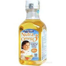 Dầu ăn dinh dưỡng cá hồi Nutra Omega3 Spesialsimo 240ml, dành cho trẻ từ 7 tháng tuổi