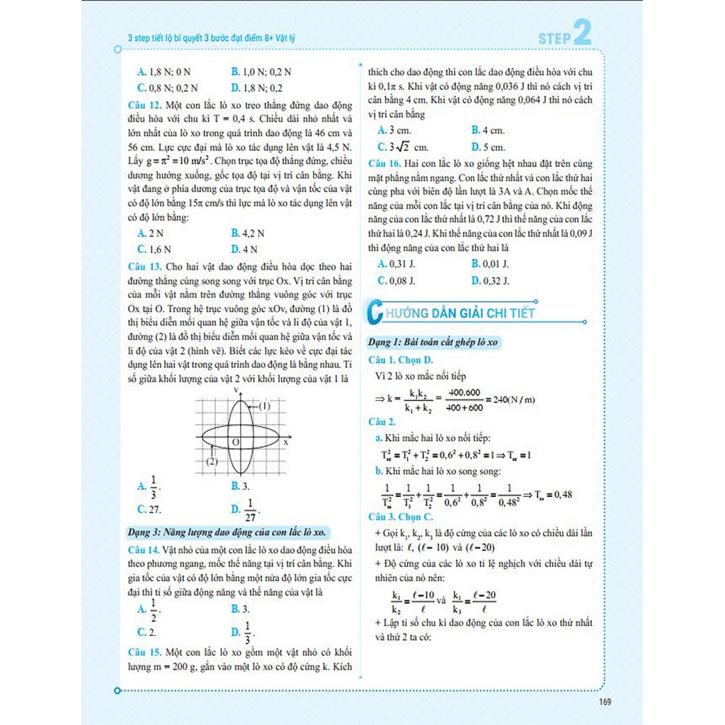 Sách 3 STEP – Tiết lộ bí quyết 3 bước đạt điểm 8+ Vật lý