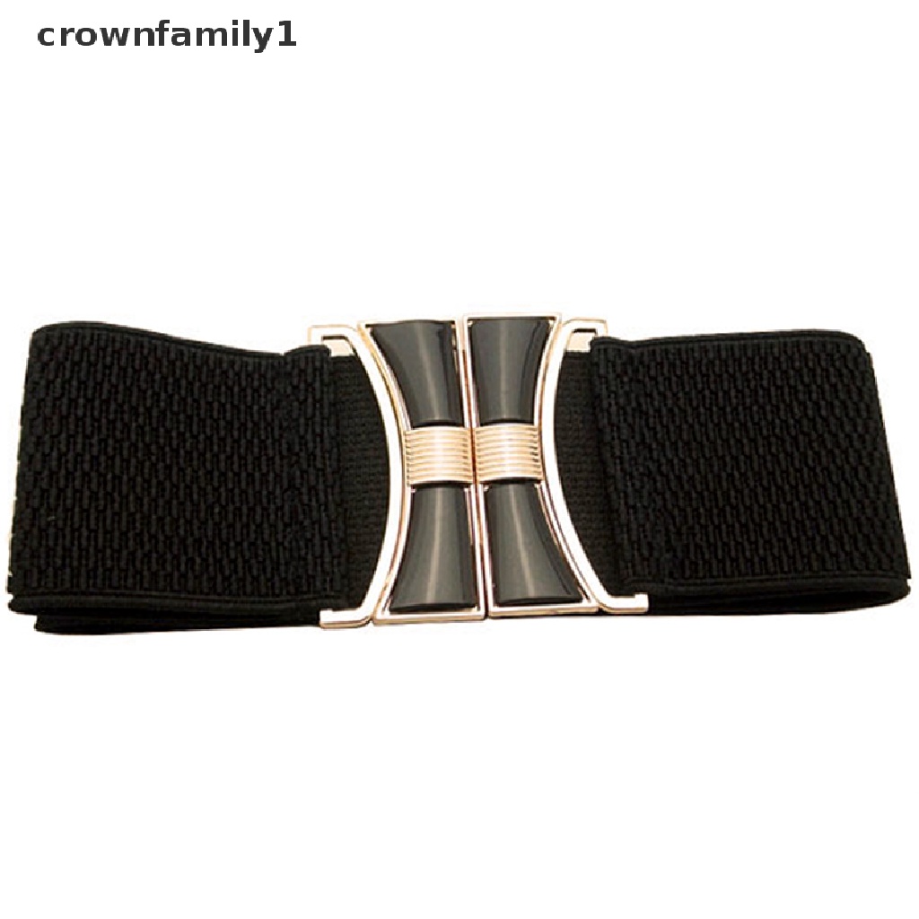 Thắt Lưng Co Giãn Bản Rộng Thời Trang Cho Nữ crownfamily1