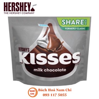 Socola Kisses Sữa Bạc Kisses Hershey Chocolate 306g