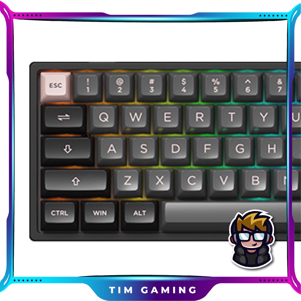 Bàn phím cơ AKKO 3068B Multi-modes Black Pink
