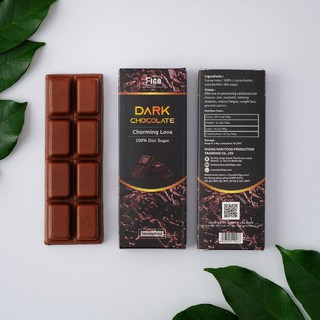 Dark chocolate 100% có đường ăn kiêng 20g diet sugar figo