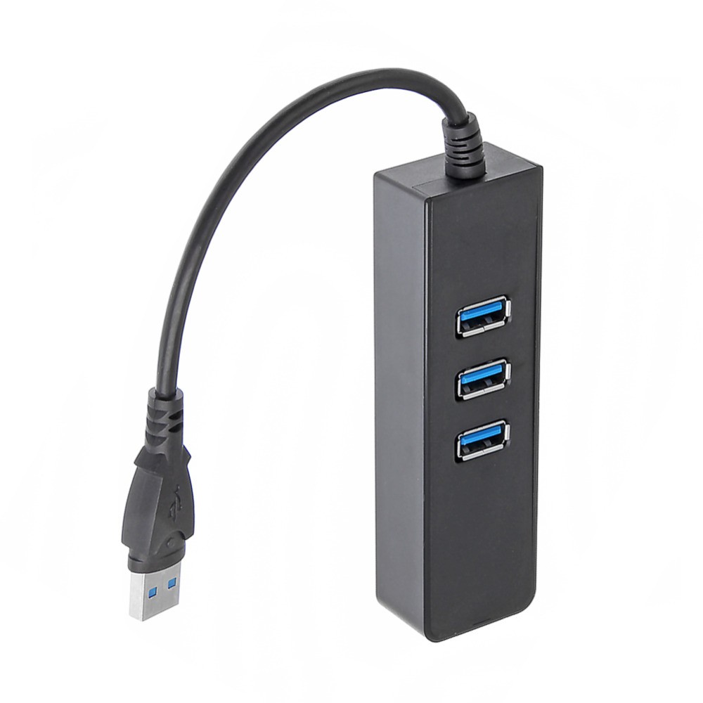 Hub USB 3 cổng 3.0 tốc độ cao + cổng mạng RJ45