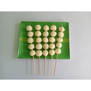 Cá viên_mô hình xiên que bằng nhựa