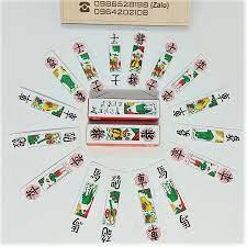 Combo 3 Bộ bài tam cúc Gavie tráng nhựa hai mặt