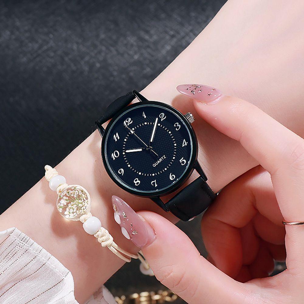 Đồng Hồ Đeo Tay Dây Da Thiết Kế Đơn Giản Xinh Xắn Cho Nữ|Đồng Hồ Đeo Tay Thời Trang Cá Tính