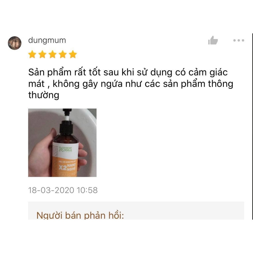 [Giảm 44k] Dung dịch vệ sinh phụ nữ X2 nano nghệ làm hồng và se khít vùng kín hiệu quả dung tích 150ml dùng 3 tháng