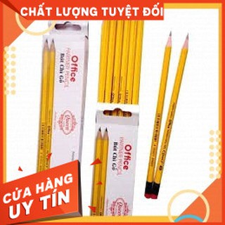 Bút chì 2B Queen PC-980 (có gôm) - Bút chì - Bút chì bấm - Ruột chì
