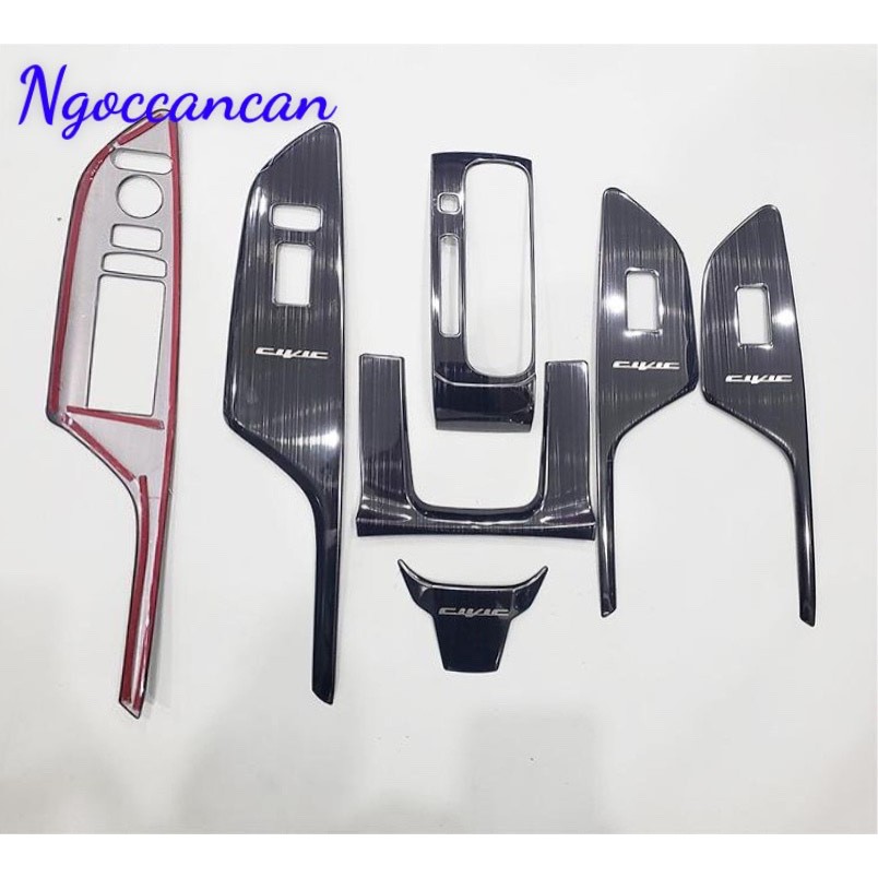Ốp Nội Thất Titan Cao Cấp Honda Civic 2016-2020