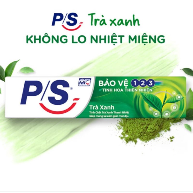 (0612) Kem đánh răng PS trà xanh 100g