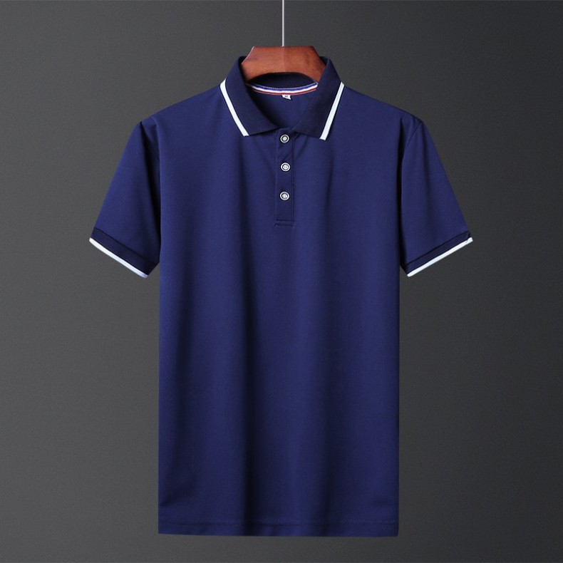 Áo phông nam ngắn tay cổ bẻ phối viền cao cấp : Kiểu dáng Hàn Quốc chất liệu cotton , co giãn 4 chiều(APKV) | BigBuy360 - bigbuy360.vn