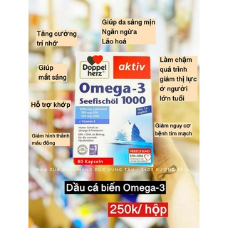 [Hàng Air]-Dầu cá biển Omega-3 1000 của Đức