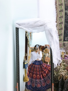 Chân váy boho