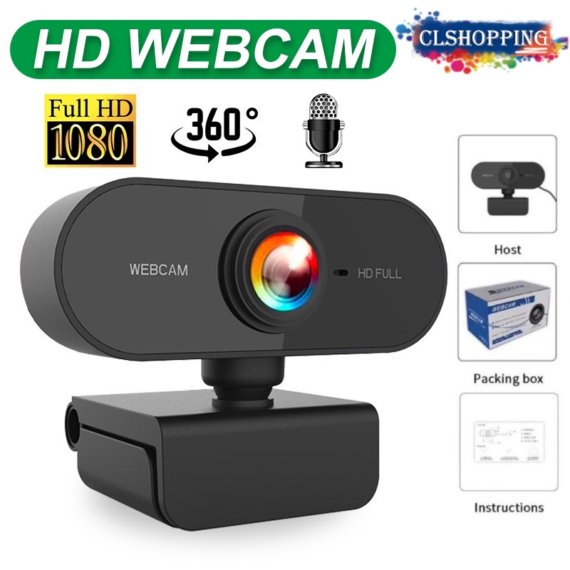 Webcam Full Hd 1080p Tích Hợp Micro Cổng USB Tiện Dụng | BigBuy360 - bigbuy360.vn