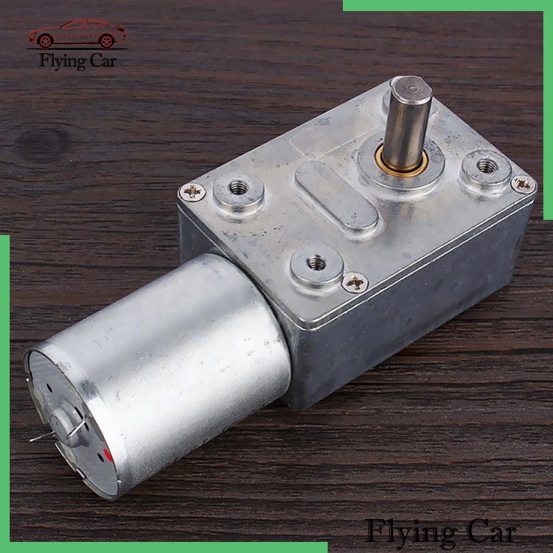 12V 2RPM High Torque Turbine Gearbox Electric Worm Gear Reduction DC Motor