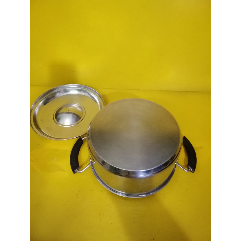 Nồi inox nội địa Nhật, size 23m, cao 11cm (mã 663), Dùng được bếp từ