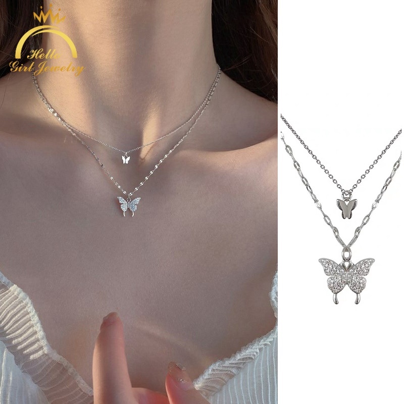 Vòng cổ Bạc Thời Trang Hàn Quốc Cho Nữ