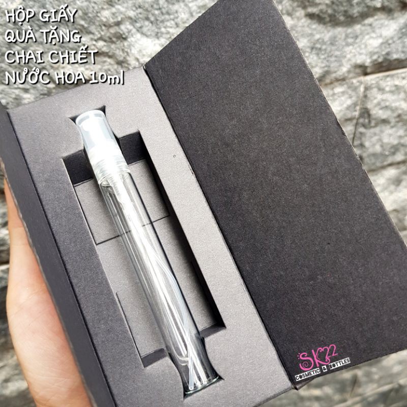 HỘP GIẤY QUÀ TẶNG CHAI CHIẾT NƯỚC HOA - BI LĂN 5ml/10ml
