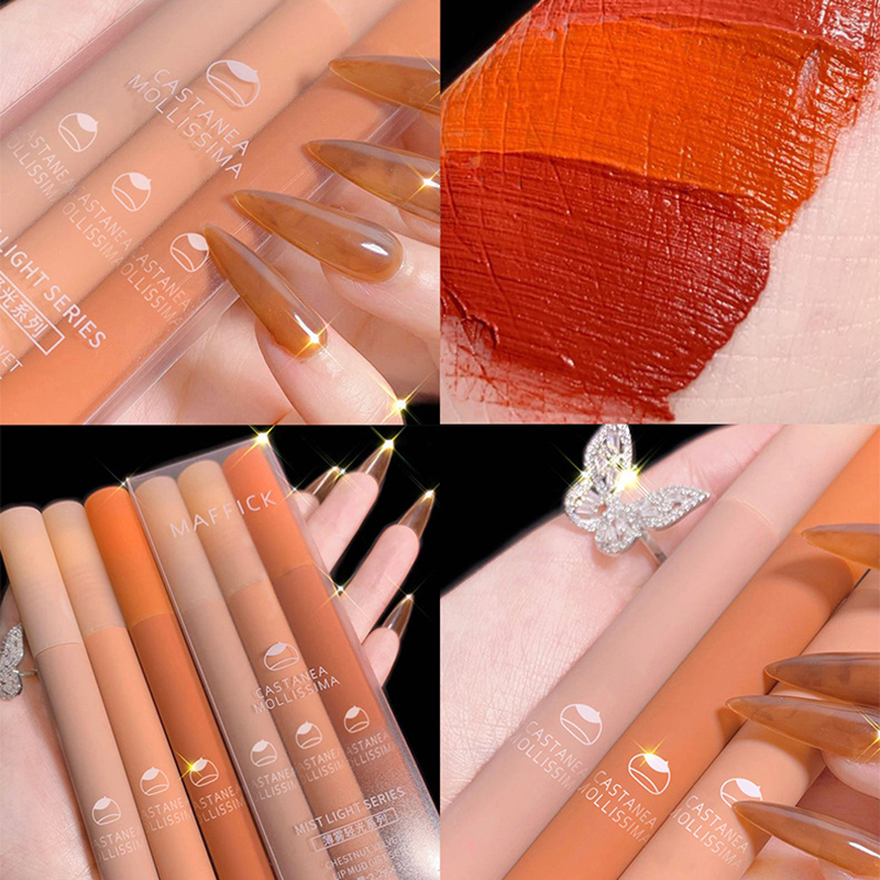 (Hàng Mới Về) Hộp Son Môi Trang Điểm Màu Nhung Mờ Dành Cho Học Sinh | BigBuy360 - bigbuy360.vn