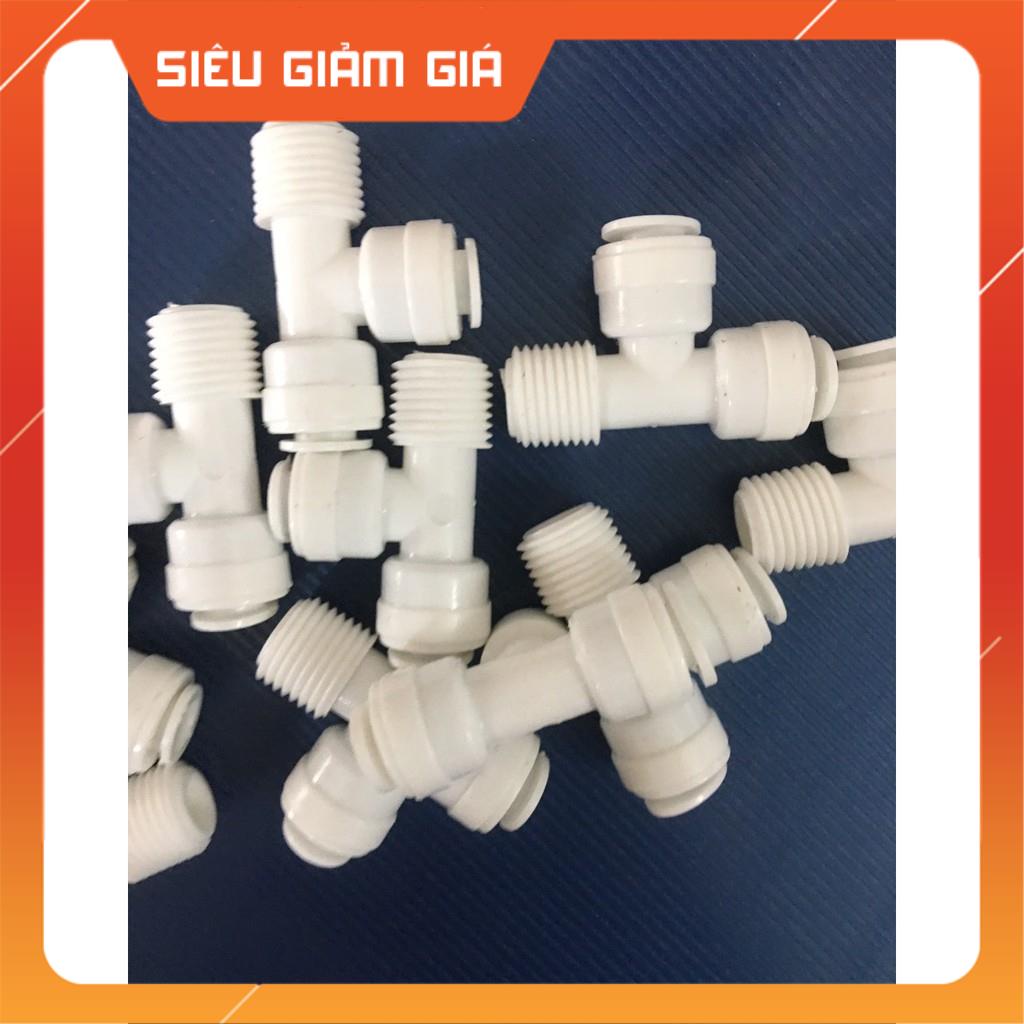 Bộ 10 cút T lệch đấu nhanh (máy lọc nước, phun sương, tưới cây)