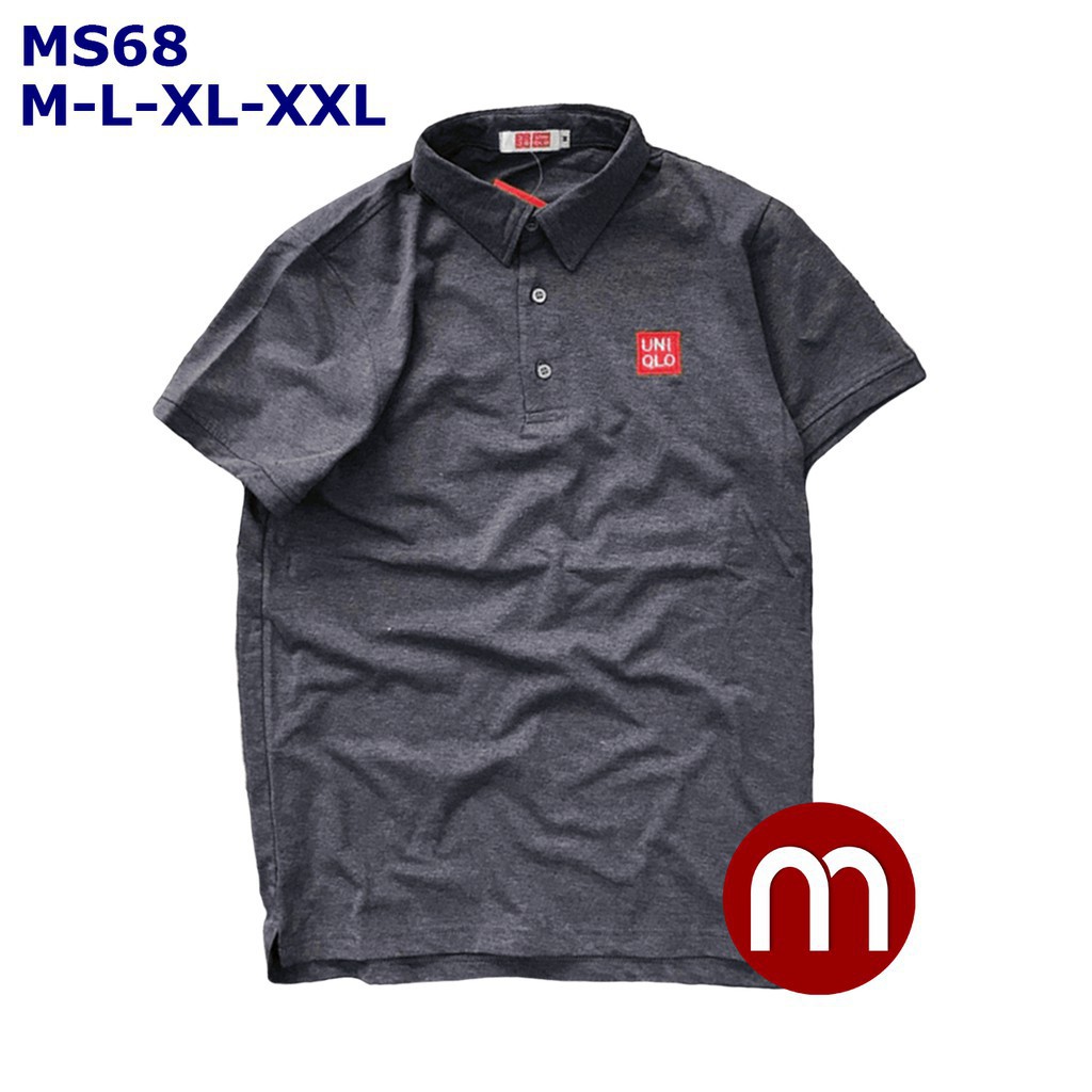 Áo Phông Tay Ngắn Cổ Bẻ  Menstyle 100% cotton mịn - MS67 AT NT