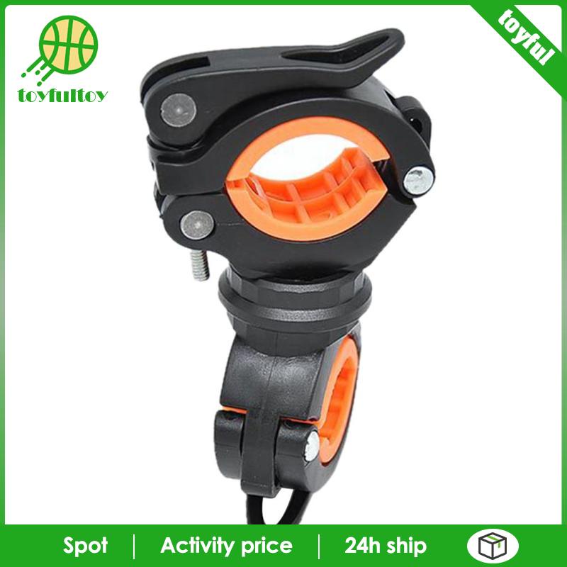 Giá Đỡ Đèn Pin Hai Bóng Gắn Tay Lái Xe Đạp Tiện Dụng