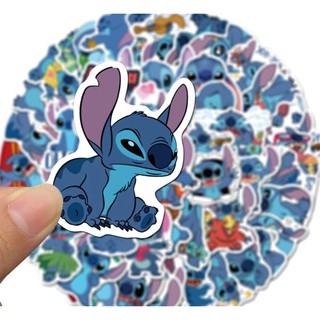 Sticker / Hình dán Hoạt Hình doodle stitch (Combo 10-50 sticker khác nhau)