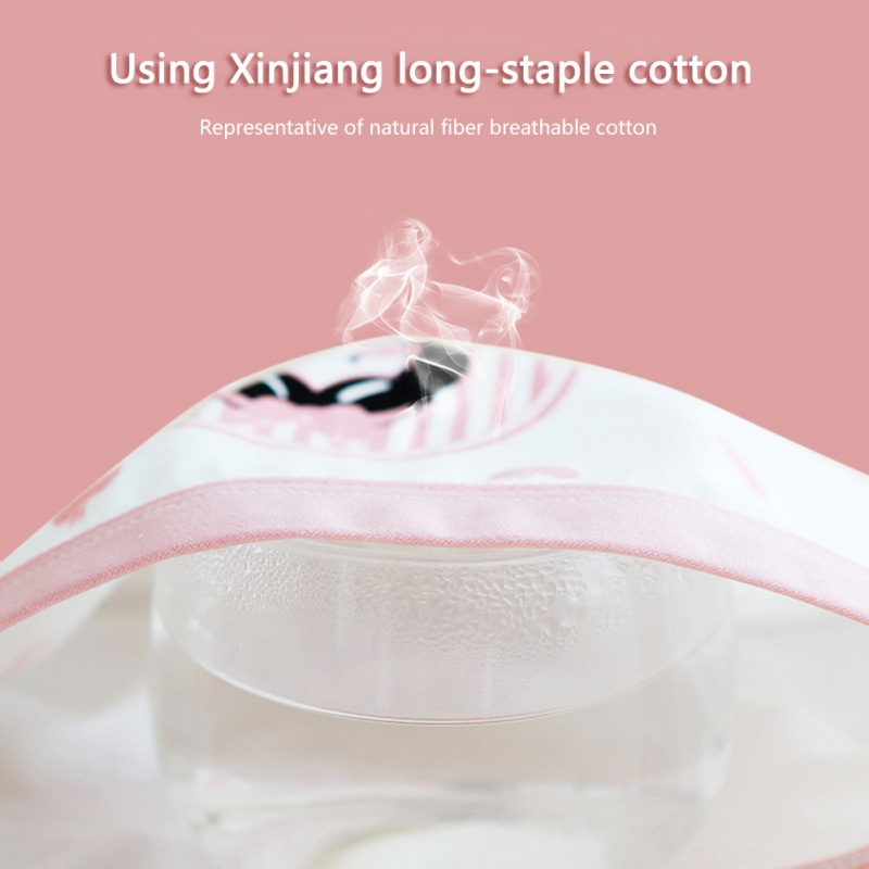 Bộ 4 Quần Lót Cotton Kháng Khuẩn In Họa Tiết Hoạt Hình Đáng Yêu Cho Bé Gái