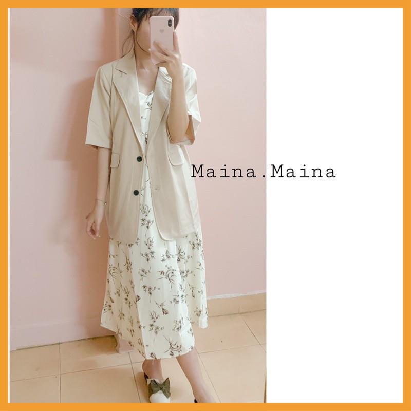 Váy hai dây hoa nhí - Đầm bông hai dây Maina | BigBuy360 - bigbuy360.vn