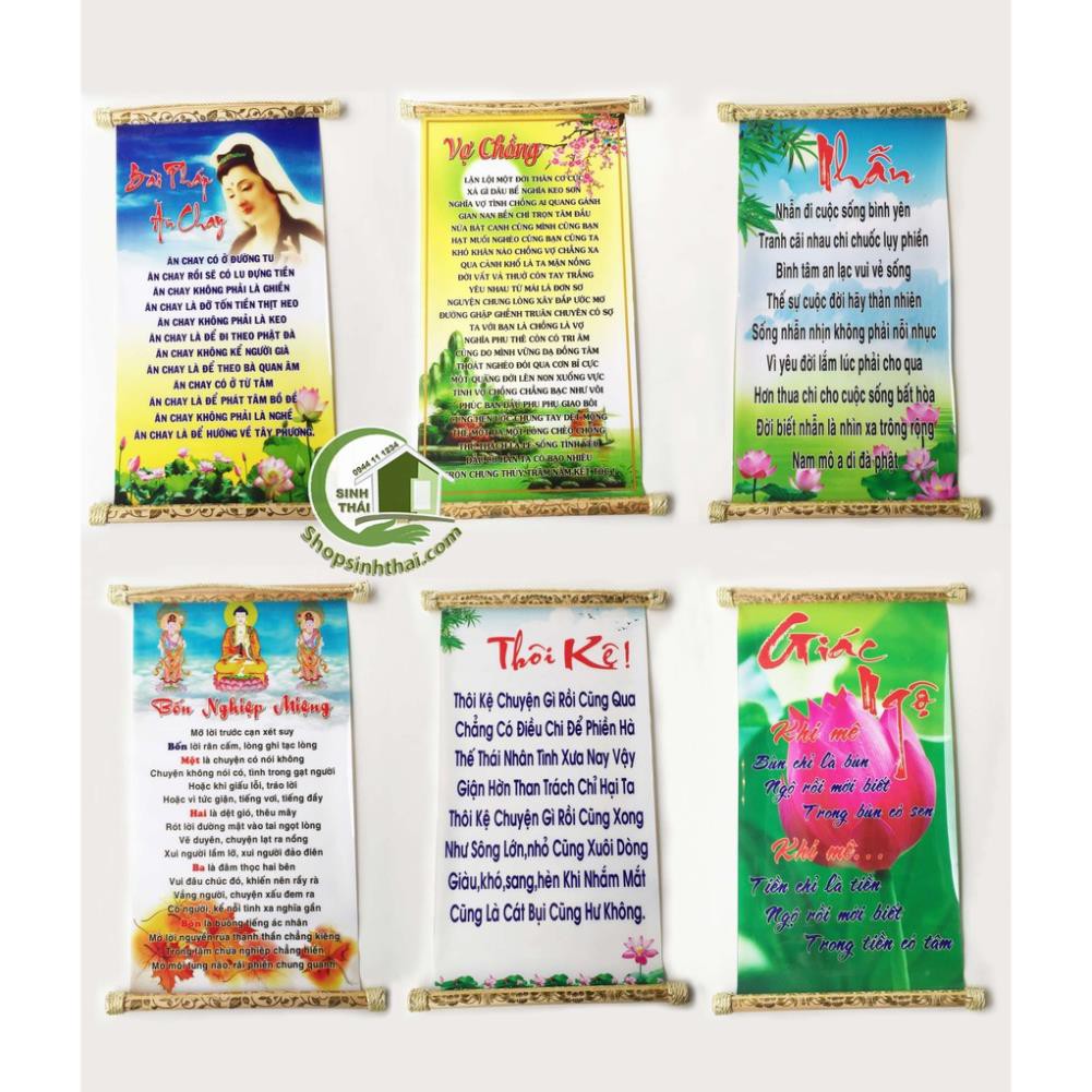 Tranh Phật pháp treo tường ý nghĩa - giao hình ngẫu nhiên