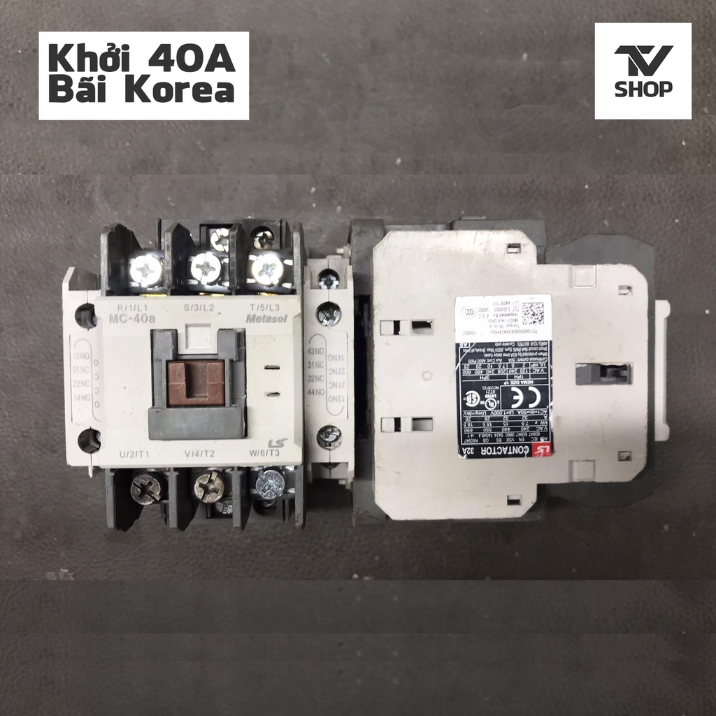 Khởi Động Từ LS MC 32-40A 220V Contactor bãi hàn