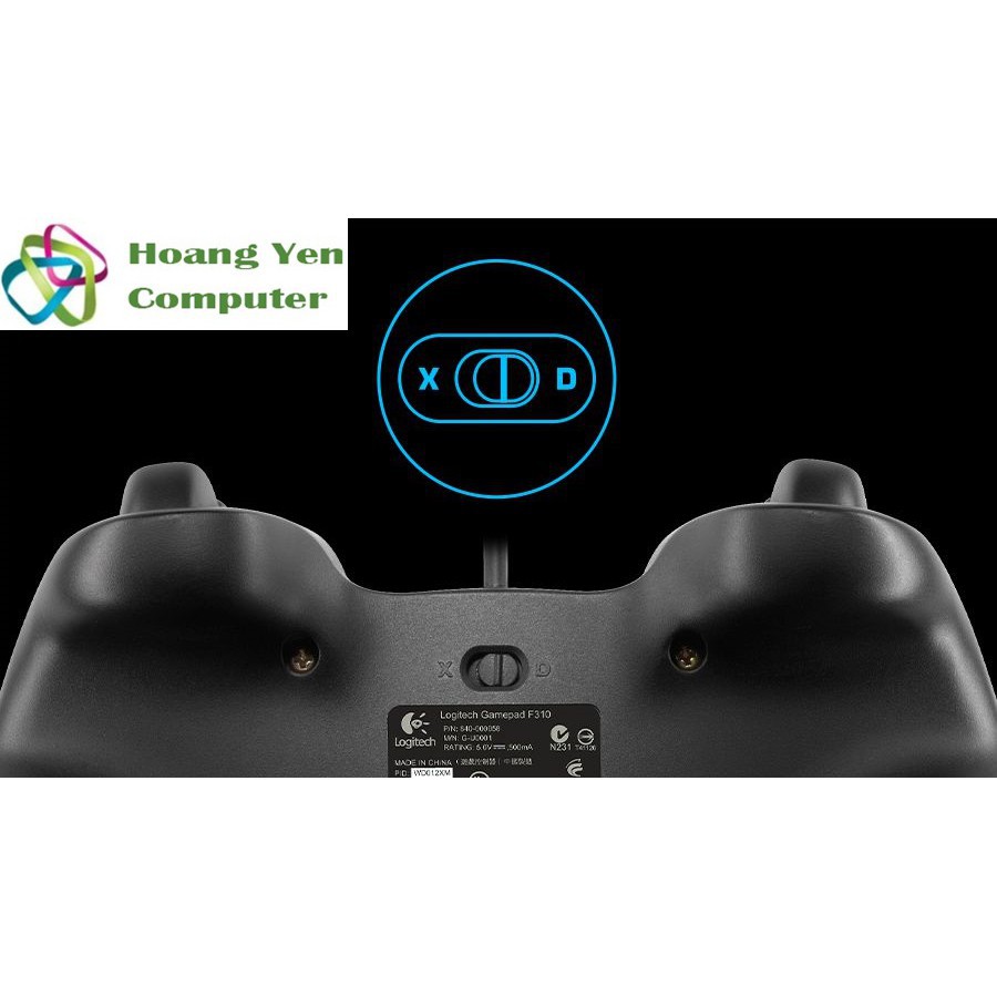 Tay Cầm Chơi Game Có Dây Logitech F310 - BH 3 Năm Chính Hãng - chuyensiphukien1