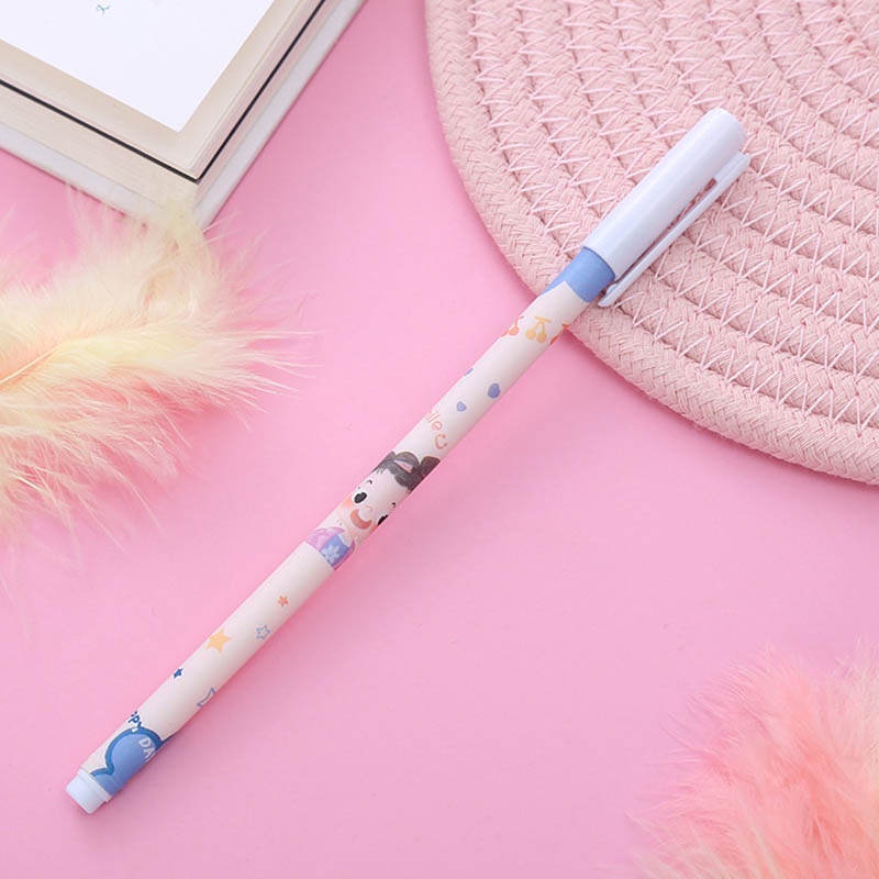 Bút Mực Đen Ngòi 0.5mm Hình Cô Gái Dễ Thương