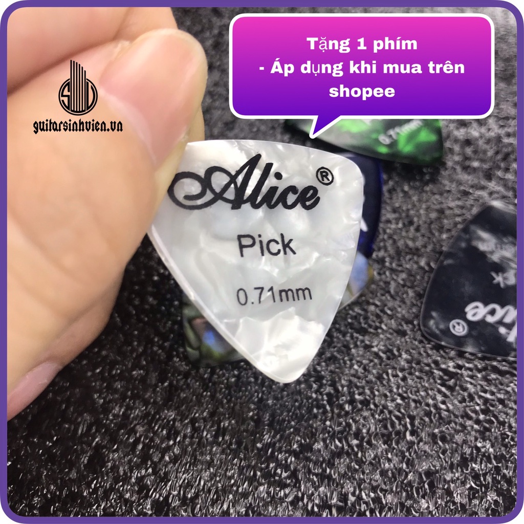 Khóa đàn guitar classic không rỉ - Một bộ gồm 2 khóa và ốc vít - Tặng pick Alice khi đặt hàng