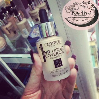 Kem nền CATRICE HD LIQUID COVERAGE FOUNDATION tone 010