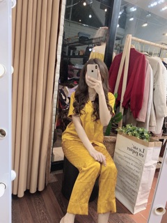 Bộ lụa gấm cộc tay