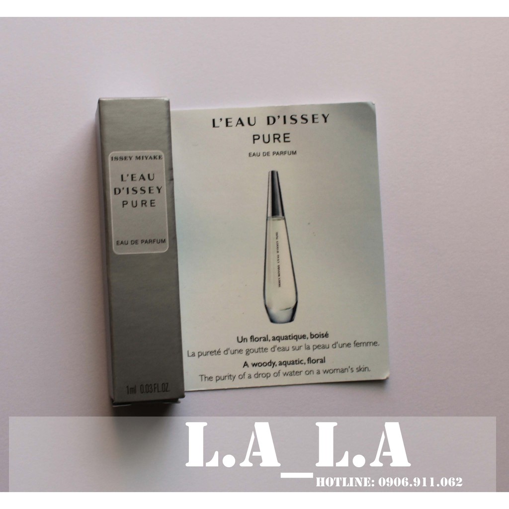 [ Vial ] Nước hoa ISSEY MIYAKE L'Eau D'Isey Pure 1ml