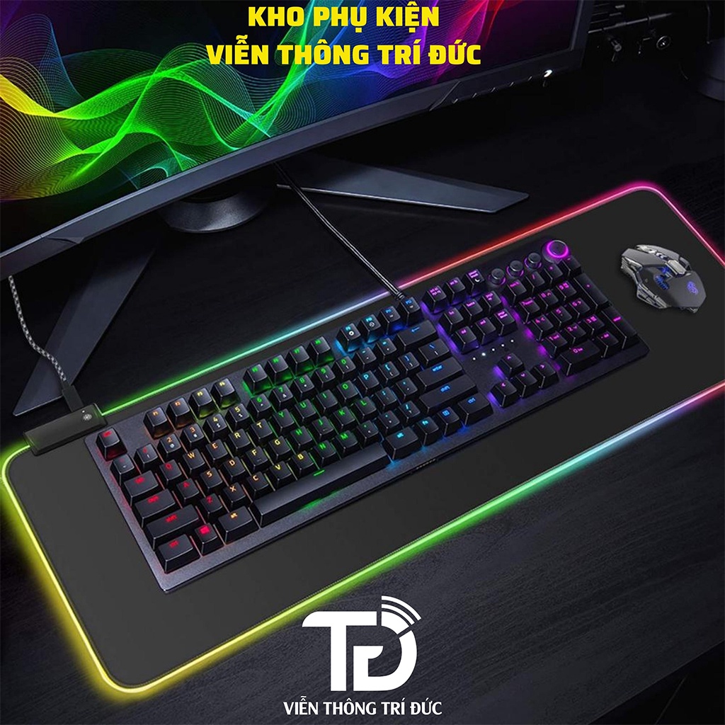 Bộ Bàn Phím Và Chuột Gaming Hoco GM12/GM11/GM16 + Lót Chuột LED RGB Tùy Chỉnh Chế Độ Đèn + Chuột Không Dây Cho Máy Tính