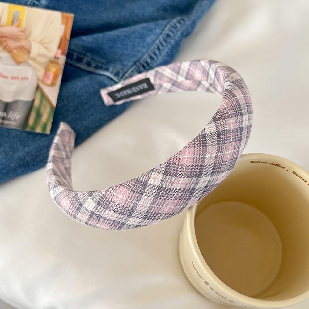 Băng Đô Cài Tóc Họa Tiết Kẻ Sọc Đơn Giản Ngọt Ngào Cho Nữ