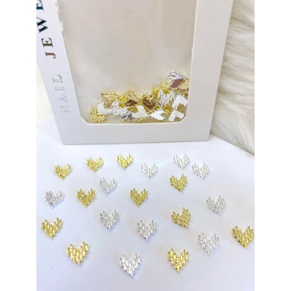 set charm kim loại đẹp