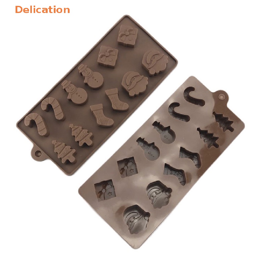 Khuôn Silicone Làm Đá / Bánh Kẹo / Sô Cô La Chủ Đề Giáng Sinh