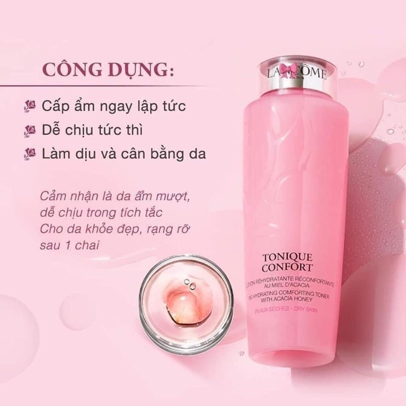 Nước hoa hồng Lancome Tonique Comfort 200ml