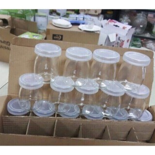Hũ làm sữa chua, yaourt, caramen thủy tinh dày đẹp loại 100ml