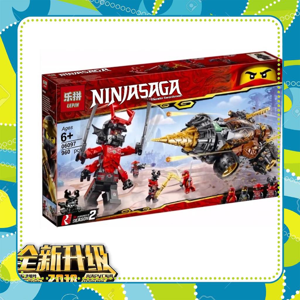 [Đồ Chơi Giá Rẻ] 2019 New Lego Ninjago Movie 70669 Cole's Earth Driller Lepin 06097 Xếp hình Máy Khoan Của Coles